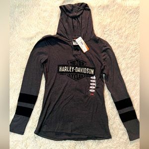 Harley Davidson shirt with hood